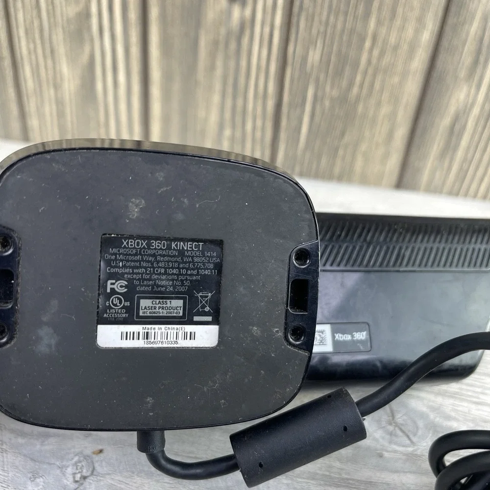 Genuine Microsoft XBOX 360 Kinect Sensor Bar Model 1414 Black - Tested